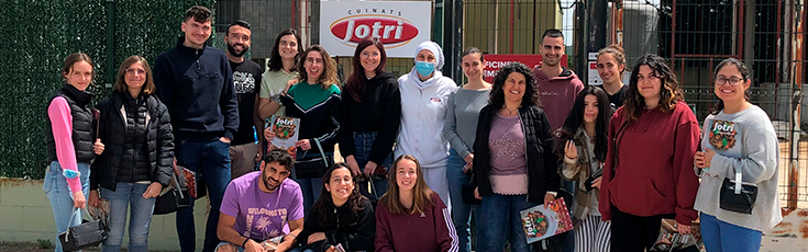 Visita dels alumnes de la Universitat de Girona