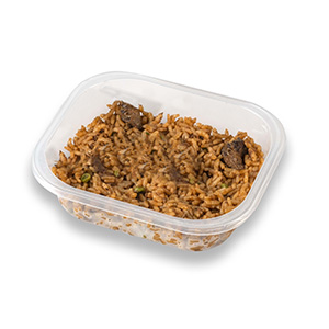 Paella de arroz mixta